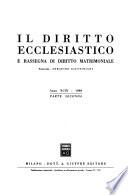Rivista di diritto ecclesiastico