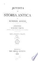 Rivista di storia antica