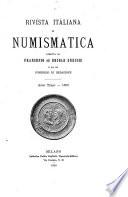 Rivista italiana di numismatica e scienze affini