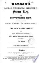 Robson's London commercial directory, and carriers' list