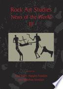 Rock Art Studies - News of the World