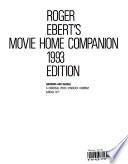 Roger Ebert's Movie Home Companion