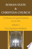 Roman State & Christian Church Volume 1