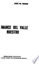 Romance del valle nuestro