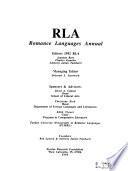 Romance Languages Annual