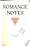 Romance Notes