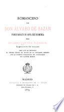 Romancero de Don Alvaro de Bazán ...