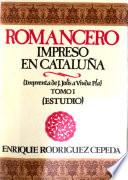 Romancero impreso en Cataluña