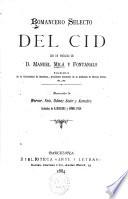 Romancero selecto del Cid