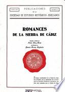 Romances de la sierra de Cádiz