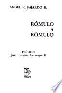 Rómulo a Rómulo