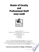 Roster of Faculty and Professional Staff