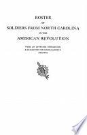 Roster of Soldiers from North Carolina in the American Revolution