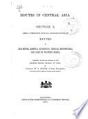 Routes in Asia: Routes in Asia Minor, Armenia, Kurdistan, Georgia, Mesopotamia, and part of western Persia