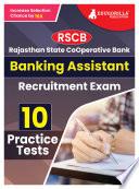 RSCB Banking Assistant Recruitment Exam Book 2024 (English Edition) | Rajasthan State Co-operative Bank Ltd. | 10 Practice Tests (2000 Solved MCQ)
