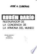 Rubén Darío, restaurador de la conciencia de la armonía del mundo