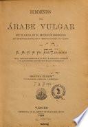 Rudimentos del Árabe vulgar, que se habla en el imperio de Marruecos