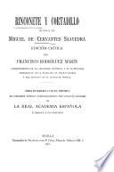 Rudolph Schevill Cervantes collection