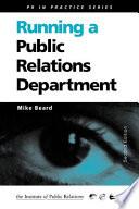 Running a Public Relations Department