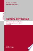 Runtime Verification