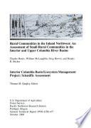 Rural Communities in the Inland Northwest