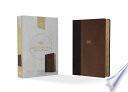 Rvr 1960 Biblia Temática de Estudio, Marrón Oscuro/Marrón Piel Fabricada Con Índice
