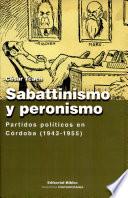Sabattinismo y peronismo