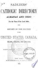 Sadliers' Catholic Directory, Almanac and Ordo