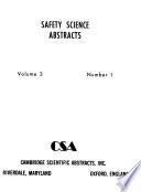 Safety Science Abstracts
