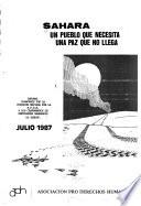 Sahara, un pueblo que necesita una paz que no llega