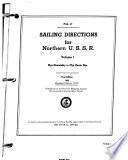 Sailing Directions for Northern U.S.S.R.