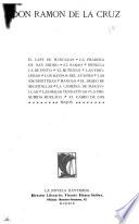 Sainetes de D. Ramón de la Cruz