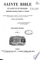 Sainte Bible en latin et en français