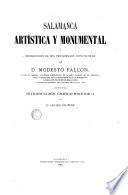 Salamanca artística y monumental