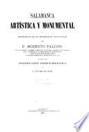 Salamanca artística y monumental