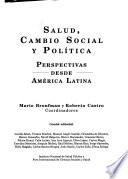 Salud, cambio social y política
