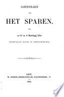Samenspraken over het sparen