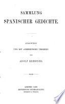 Sammlung spanischer Gedichte