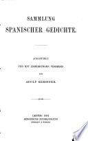 Sammlung spanischer Gedichte