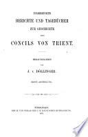 Sammlung von Urkunden zur Geschichte des Concils von Trient