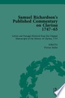 Samuel Richardson's Published Commentary on Clarissa, 1747-1765 Vol 2