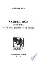 Samuel Ros (1905-1945).