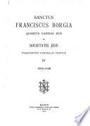 Sanctus Franciscus Borgia