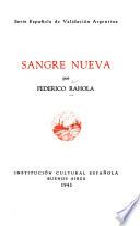 Sangre nueva
