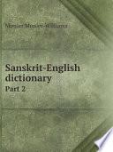 Sanskrit-English dictionary