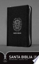 Santa Biblia Ntv, Edición Zíper, León (Sentipiel, Negro)