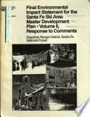Santa Fe National Forest (N.F.), Santa Fe Ski Area Master Development Plan