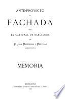 ?Ante-proyecto de fachada para la Catedral de Barcelona