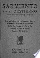 Sarmiento en el destierro