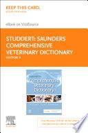 Saunders Comprehensive Veterinary Dictionary